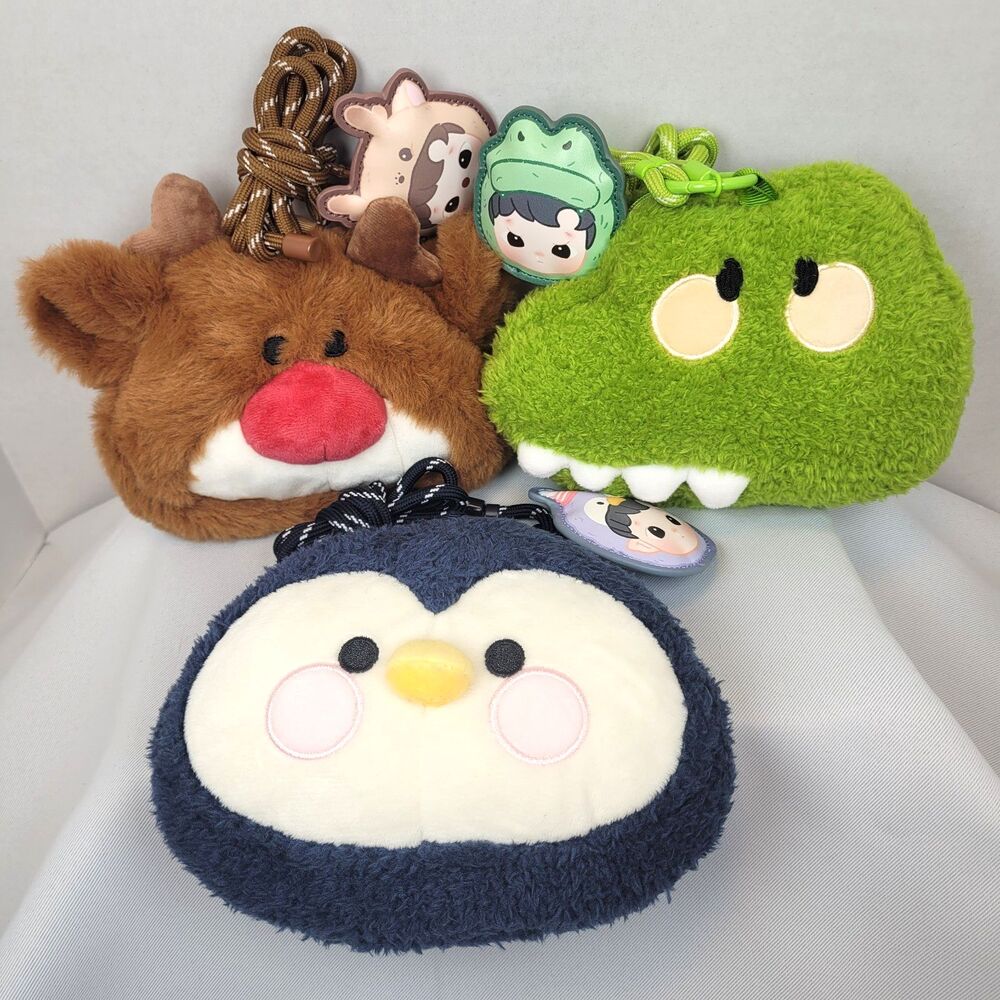 Authentic POPMART Hacipupu Snuggle Plush Bags Deer, Croc, Penguin